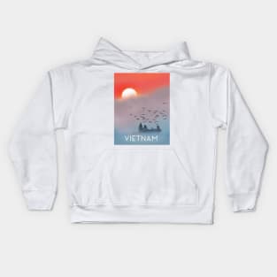 Vietnam Sunset Kids Hoodie